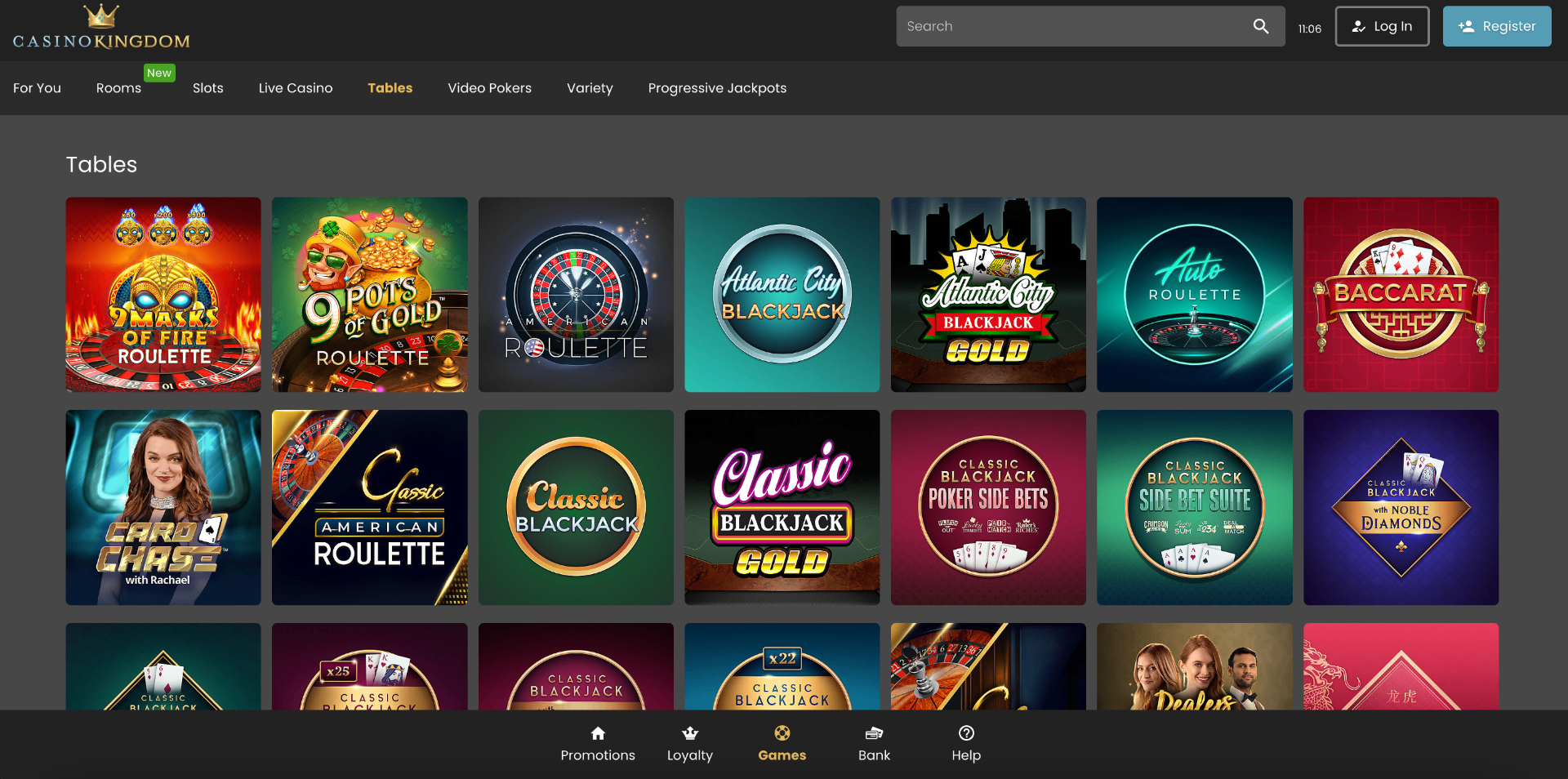 Kingdom Casino Tables